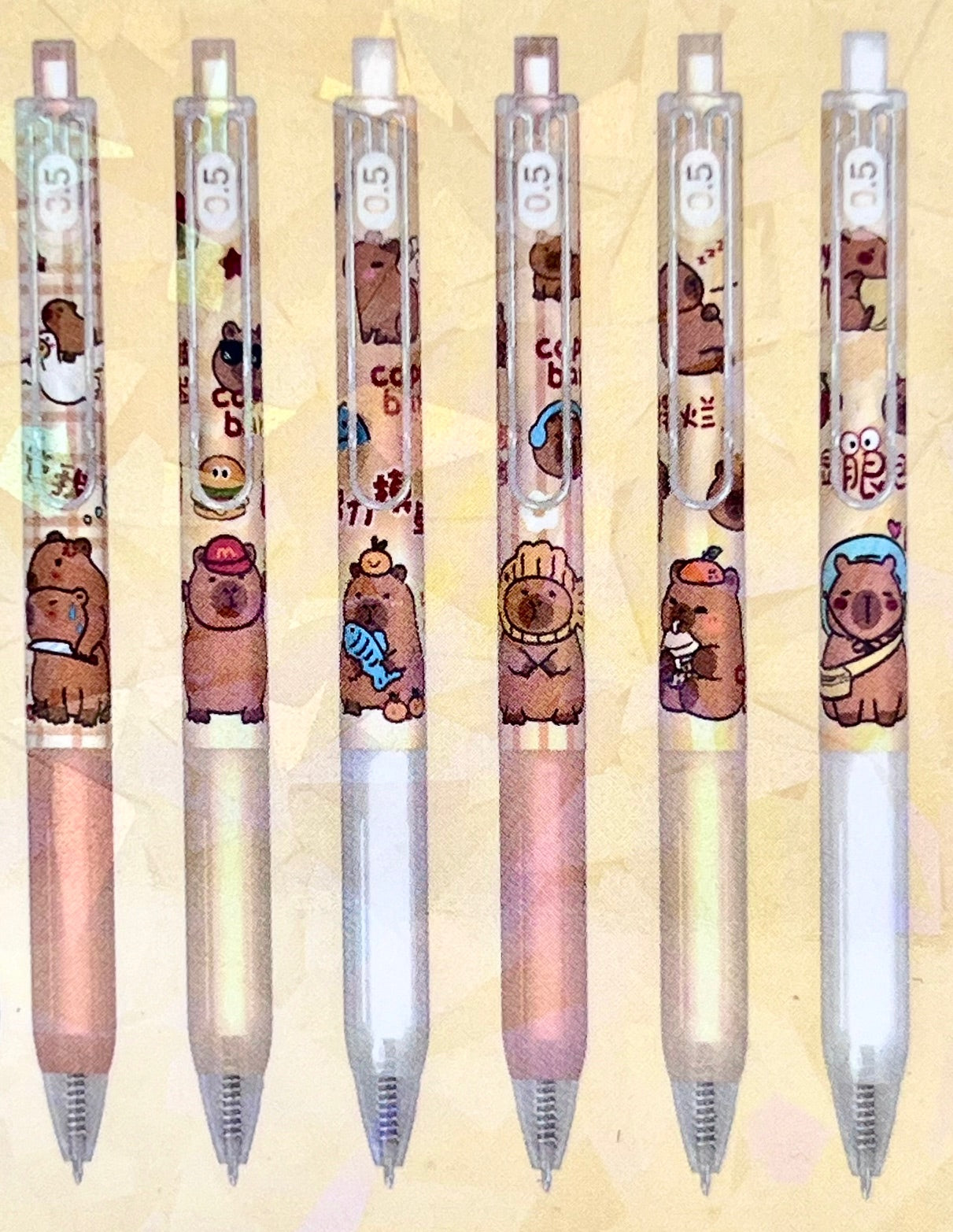 22637 CAPYBARA BLIND BOX GEL PEN-36