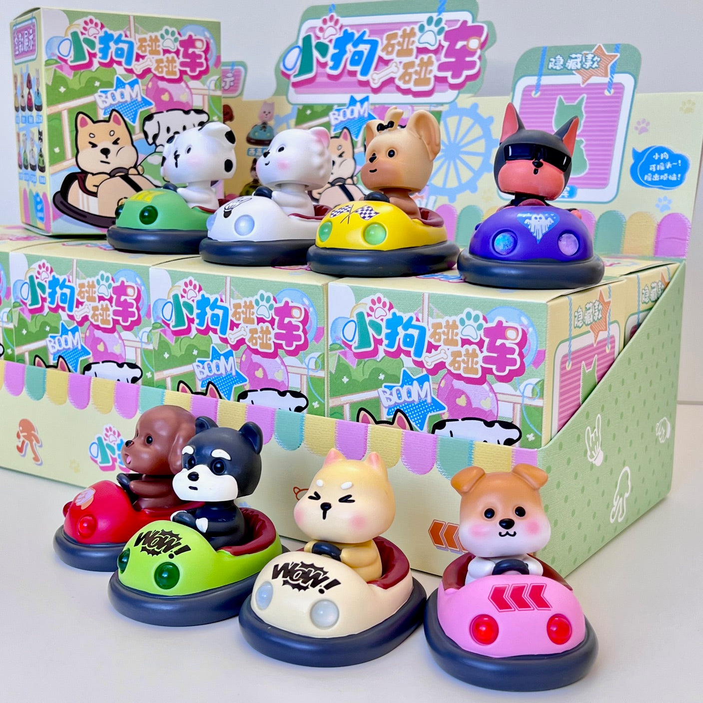 71215 BUMPER CAR ANIMALS FIGURINE BLIND BOX-8