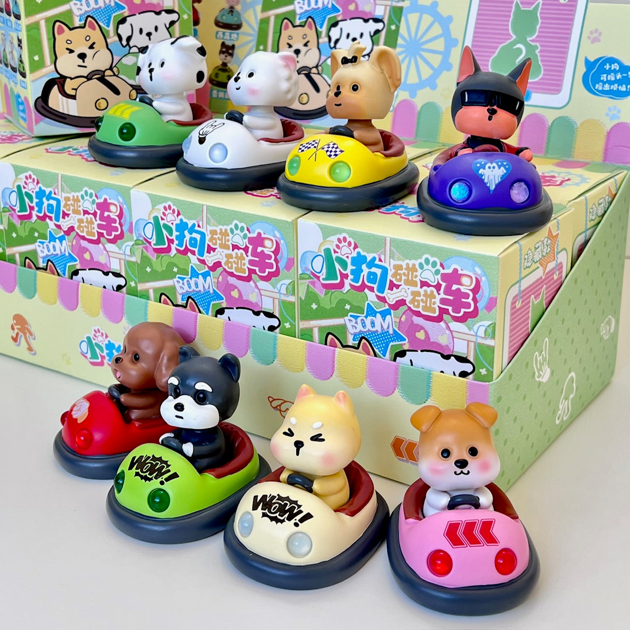 71215 BUMPER CAR ANIMALS FIGURINE BLIND BOX-8