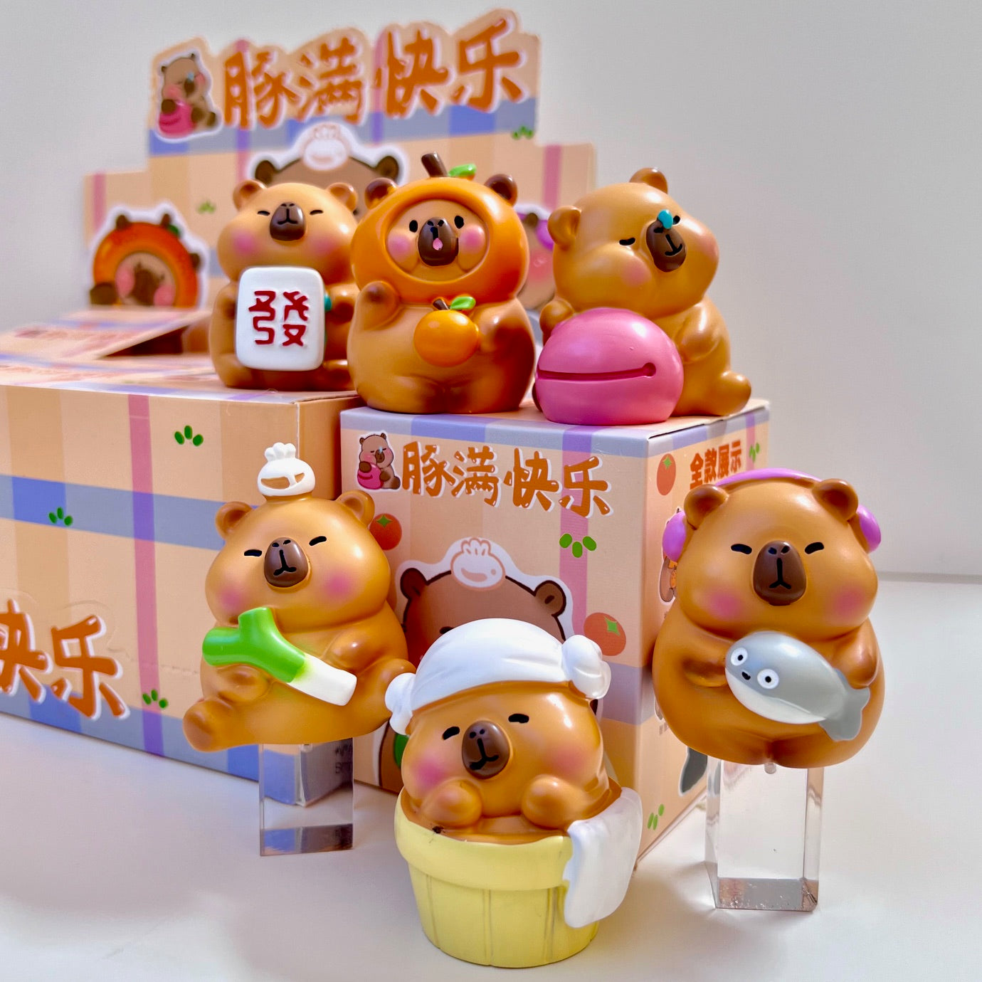 71021 HAPPY CAPYBARA FIGURINE BLIND BOX-6