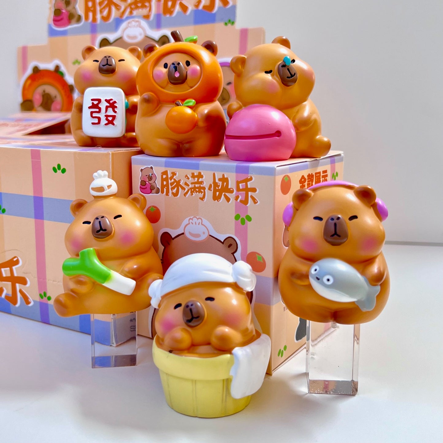 71021 HAPPY CAPYBARA FIGURINE BLIND BOX-6