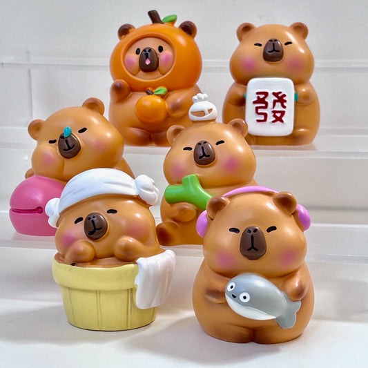 71021 HAPPY CAPYBARA FIGURINE BLIND BOX-6