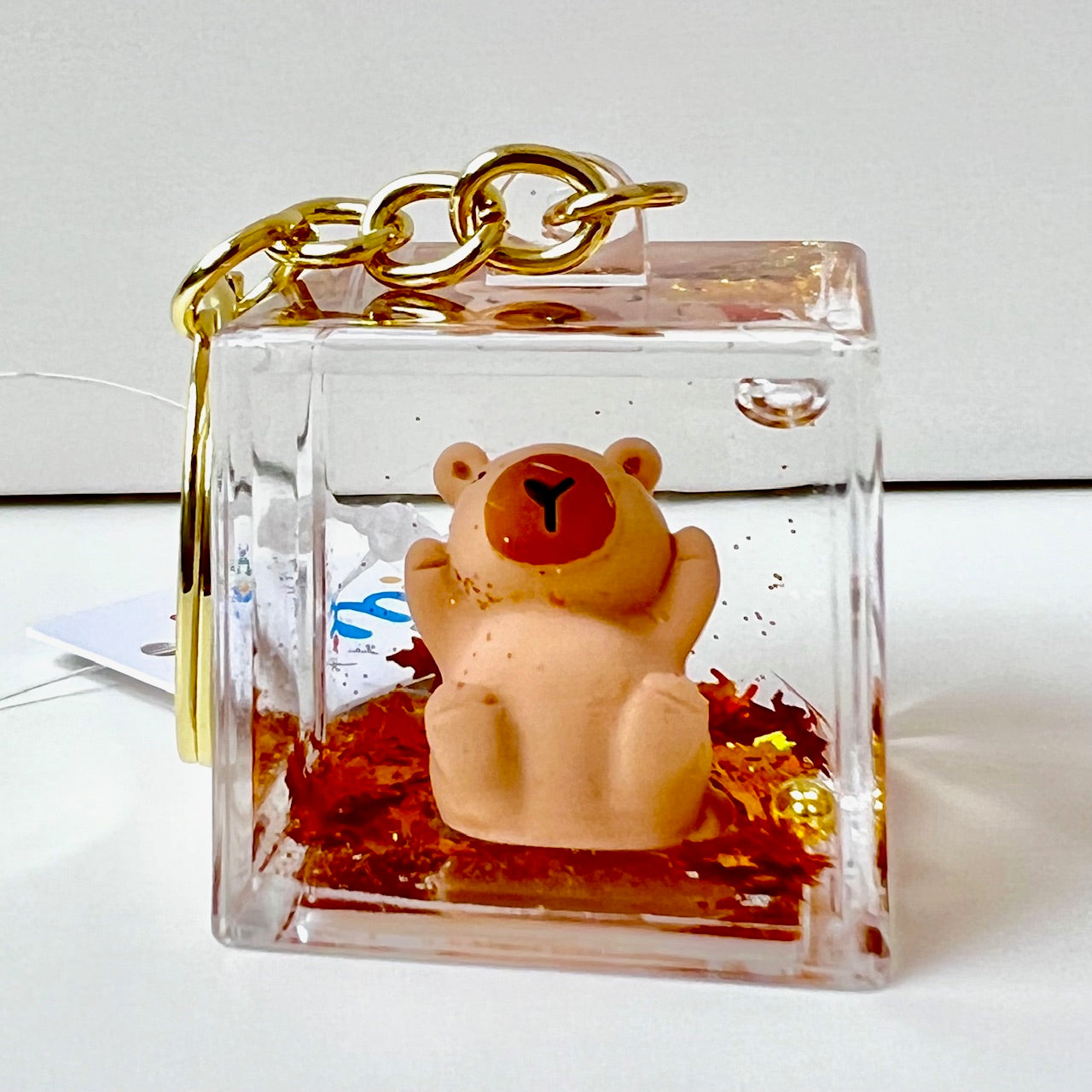 12177 CAPYBARA FLOATY KEY CHARM-12