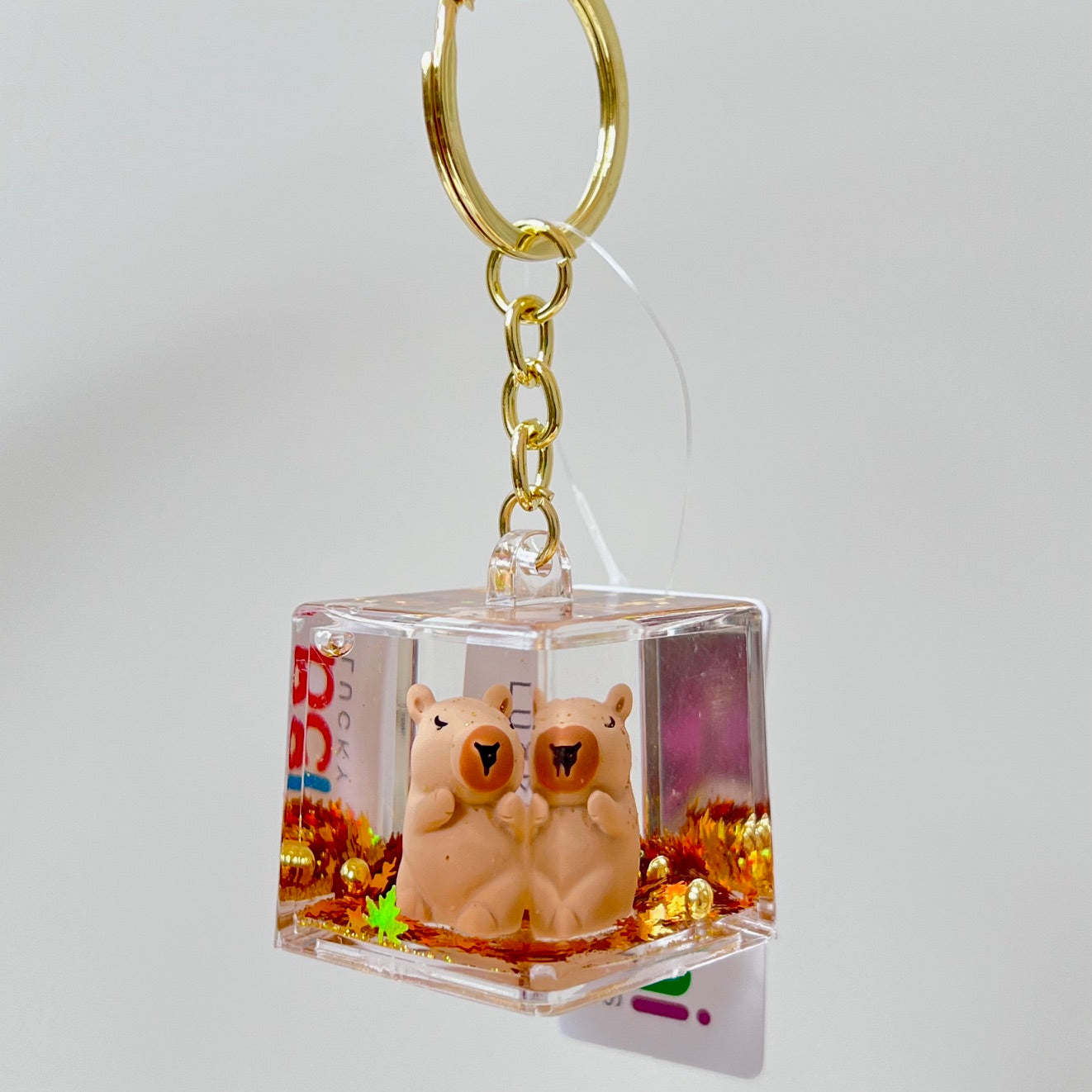 12177 CAPYBARA FLOATY KEY CHARM-12