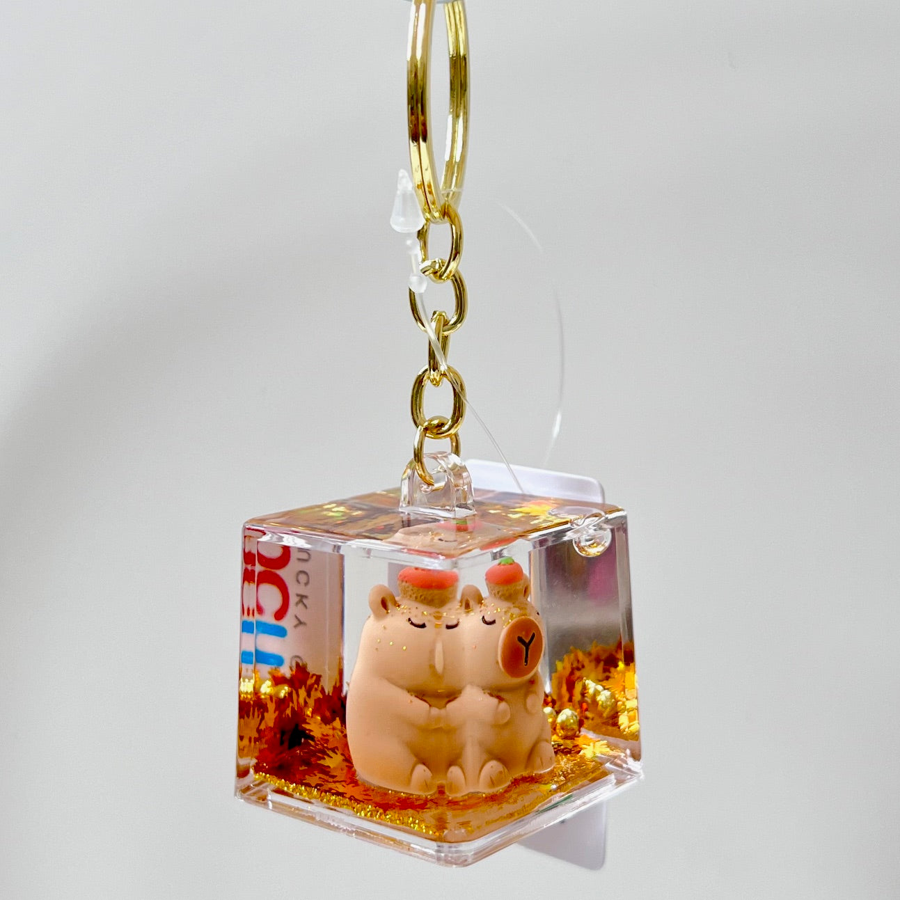 12177 CAPYBARA FLOATY KEY CHARM-12