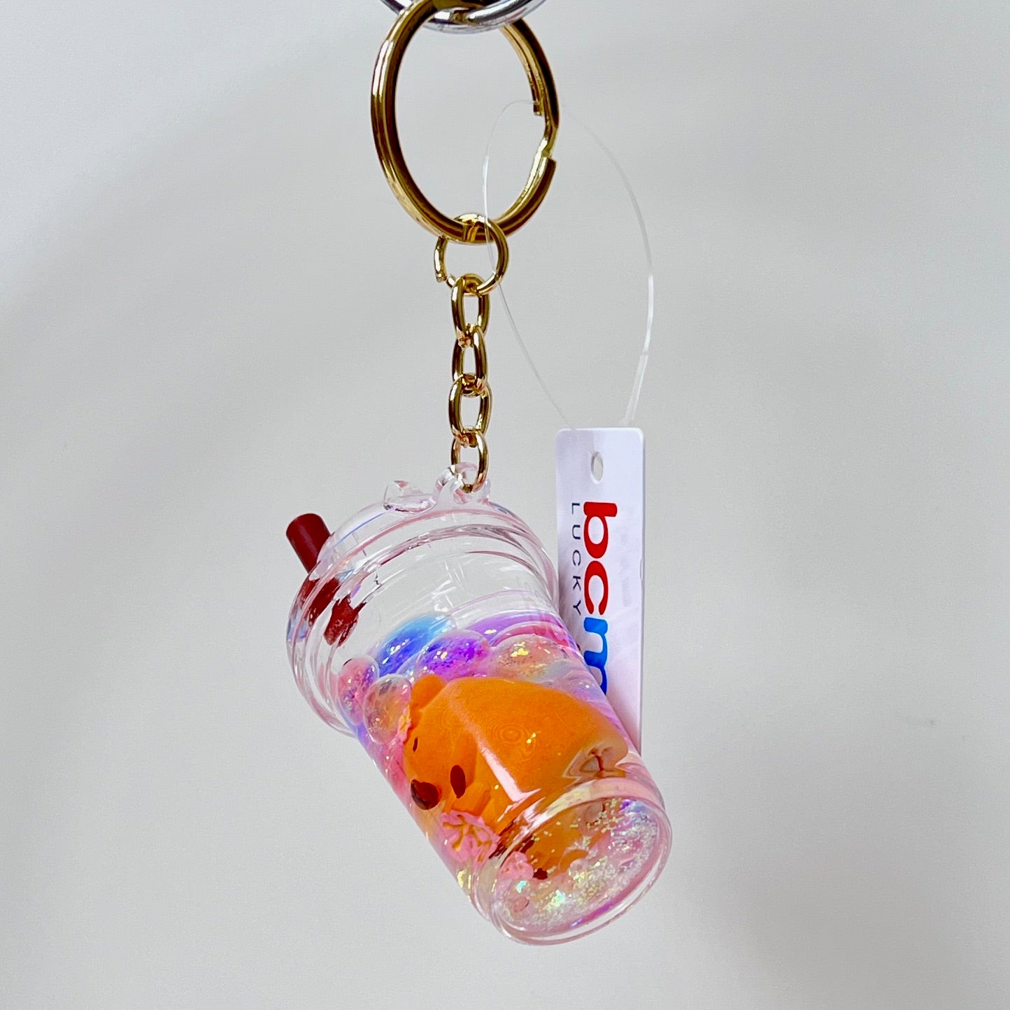 12180 CAPYBARA BOBA FLOATY KEY CHARM-12