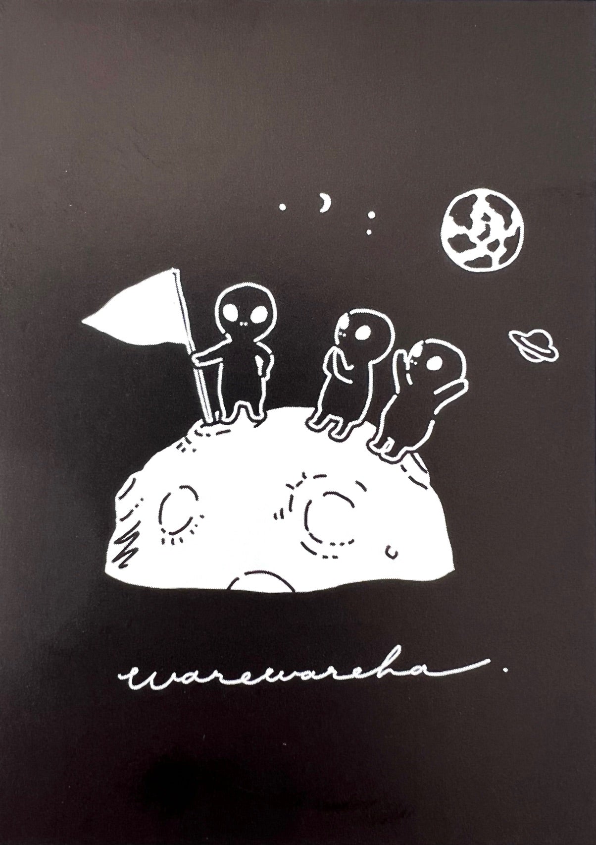 113692 CRUX Alien Landing Mini Notepad-10 – BCmini