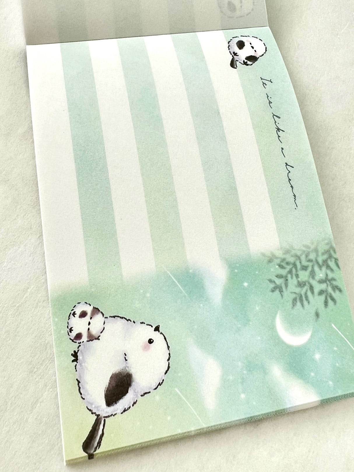 114510 Snow Birds Moon Mini Notepad-10