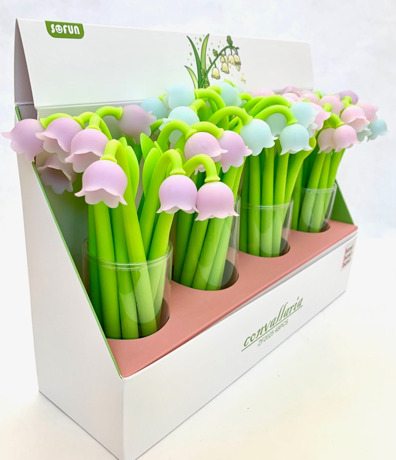 224132 LILY OF THE VALLEY FLOWER COLOR CHANGING GEL PEN-43