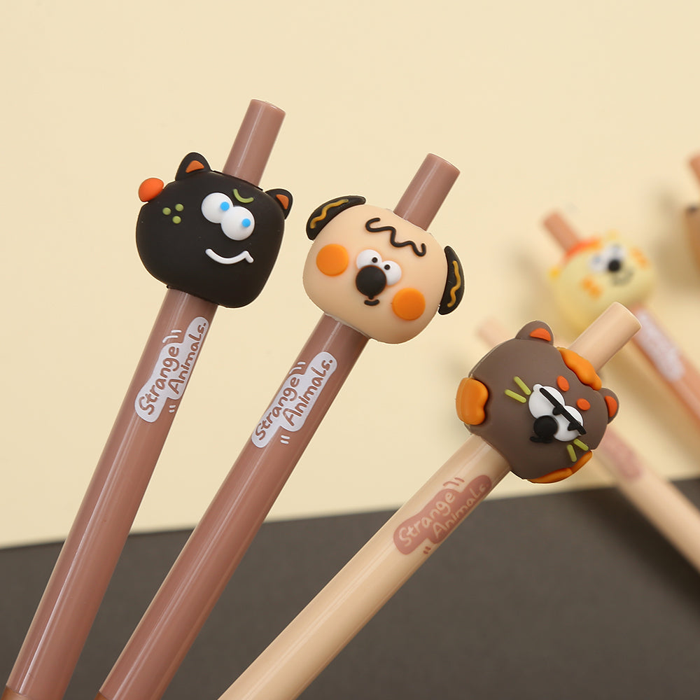 226022 ANIMALS CARTOON RETRACTABLE GEL PEN-33