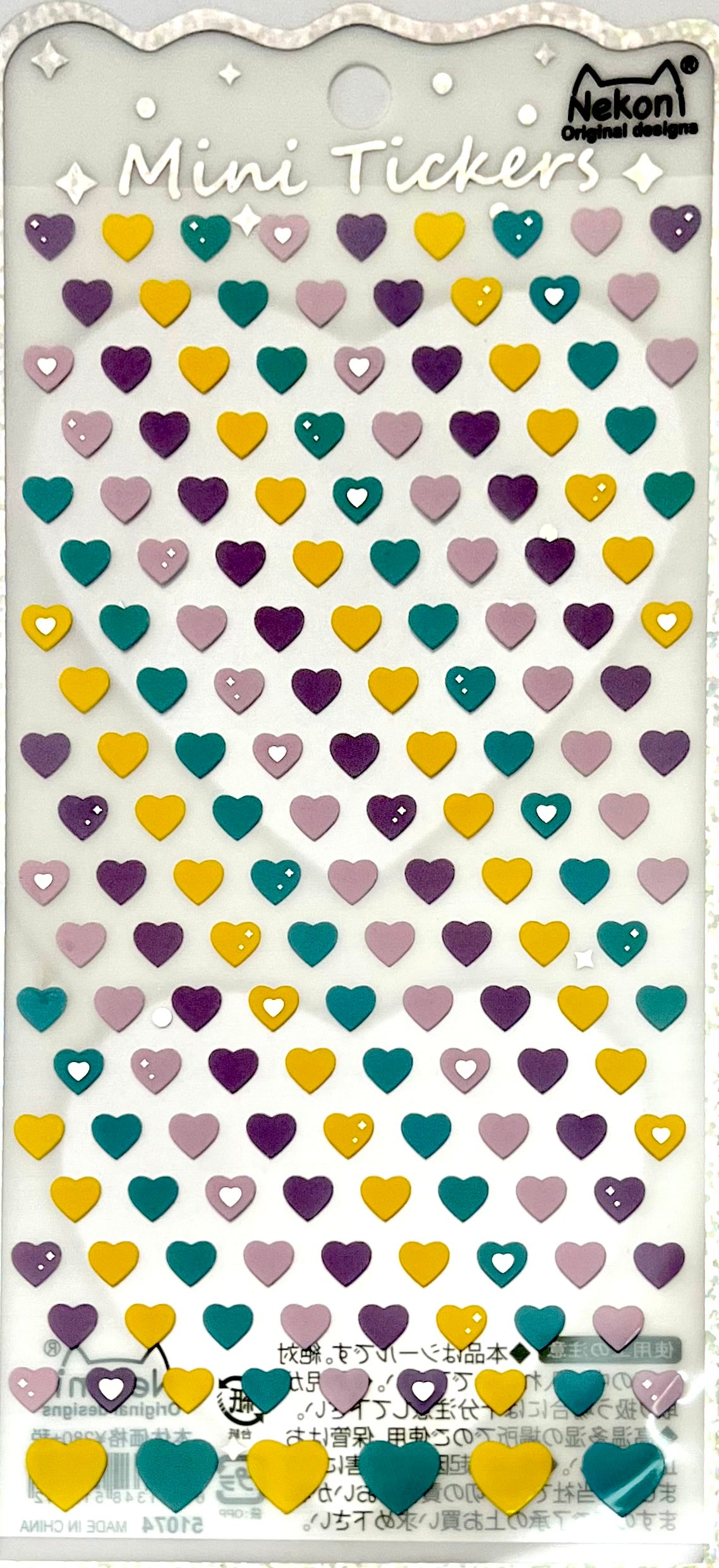 51074 MINI COOL HEARTS STICKERS-10