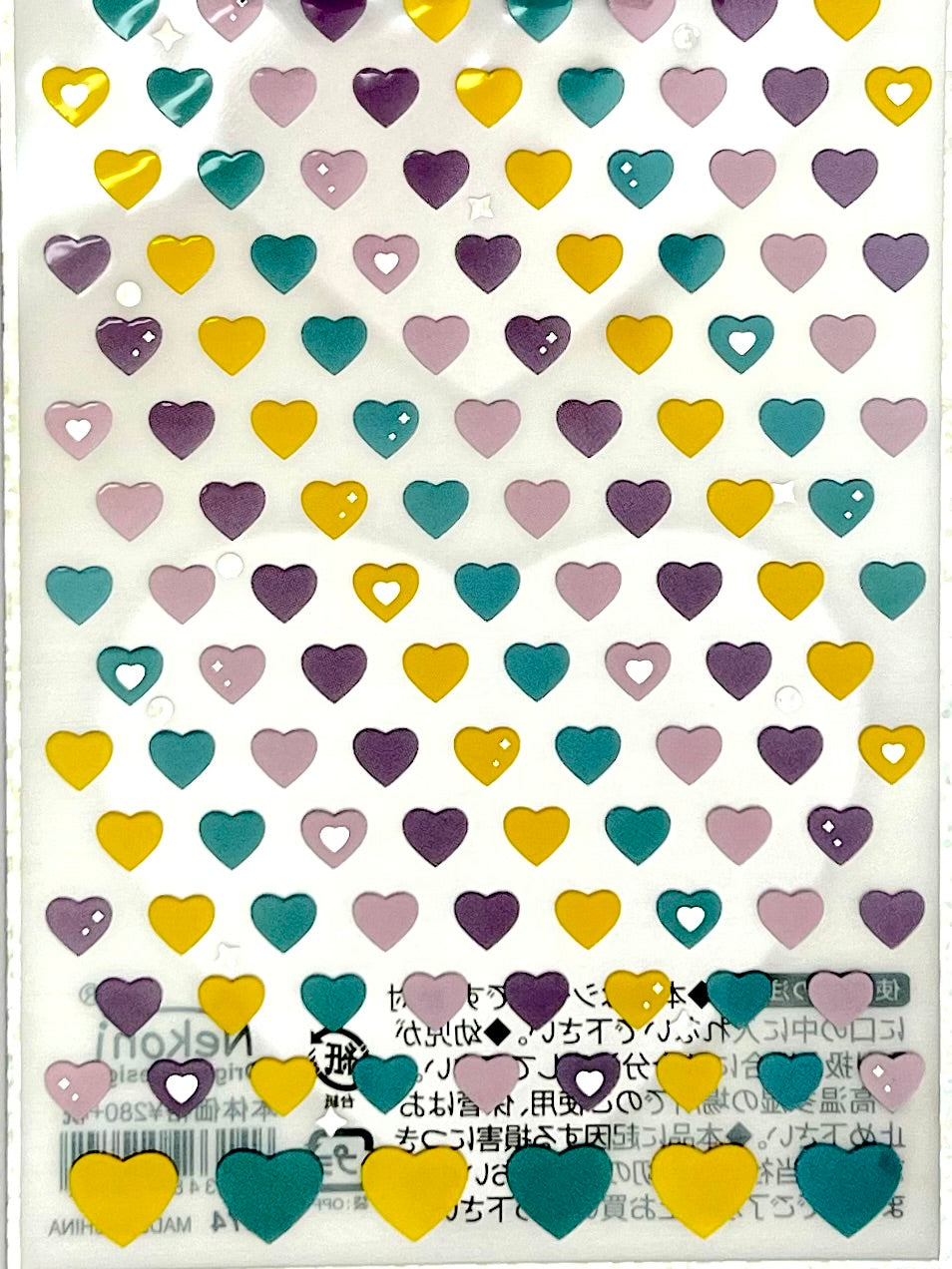 51074 MINI COOL HEARTS STICKERS-10