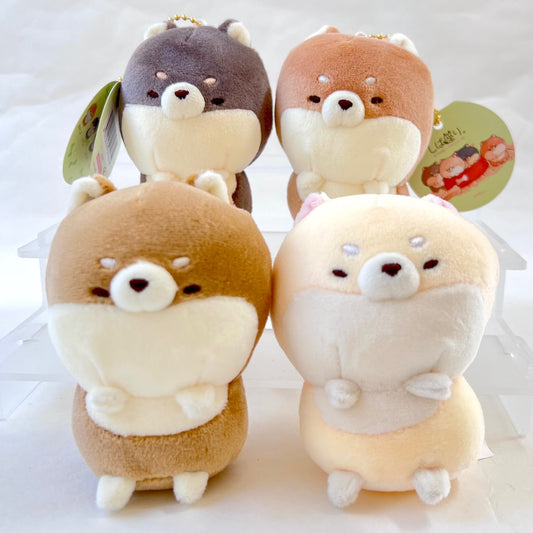 X 63456 SITTING SHIBA DOGS PLUSH SMALL-DISCONTINUED