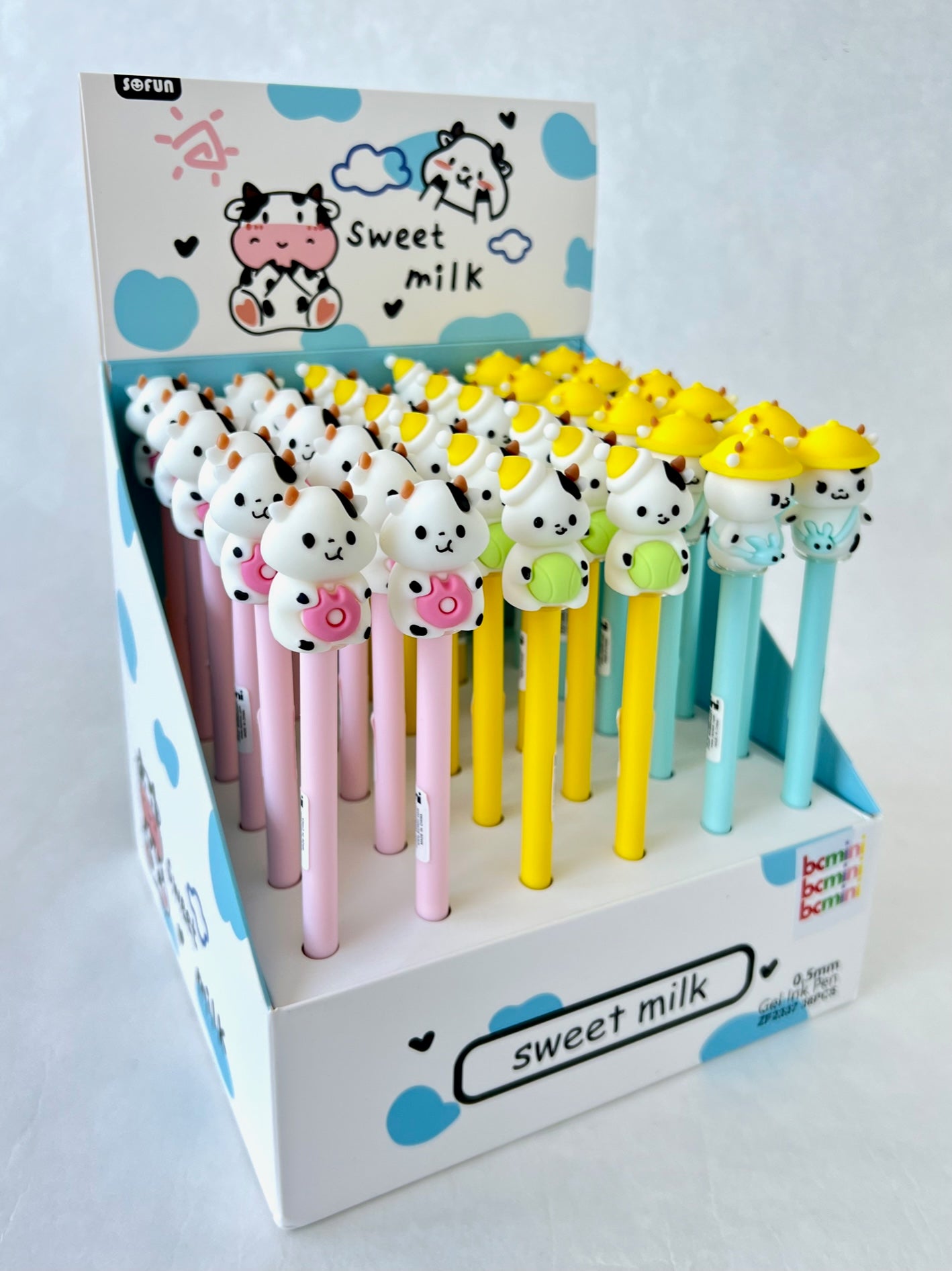 22396 COW RETRACTABLE GEL PEN-36