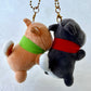 63316 CRUX SLEEPING AKITA DOG BUDDIES PLUSH CHARMS-3 Pairs