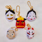 X 70327 Japanese Masks Figurine Capsule-DISCONTINUED