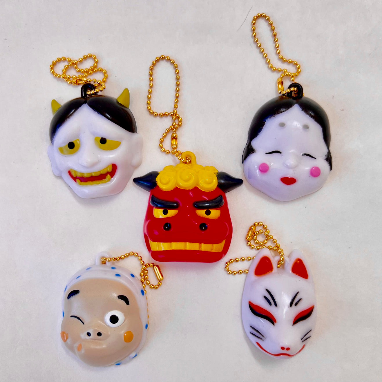 X 70327 Japanese Masks Figurine Capsule-DISCONTINUED