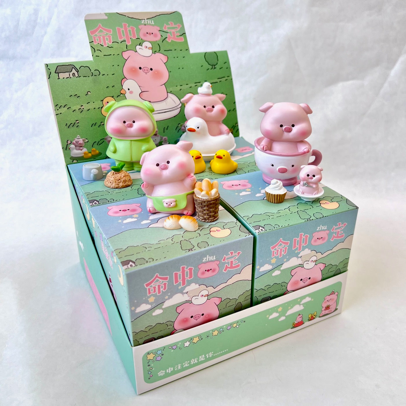71006 HAPPY PIGS FIGURINE BLIND BOX-4