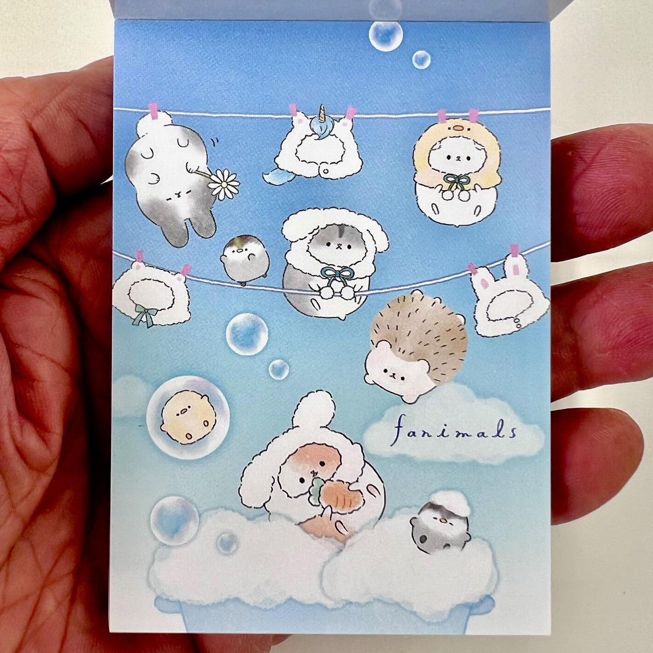 120058 Animal Laundry Mini Notepad-10