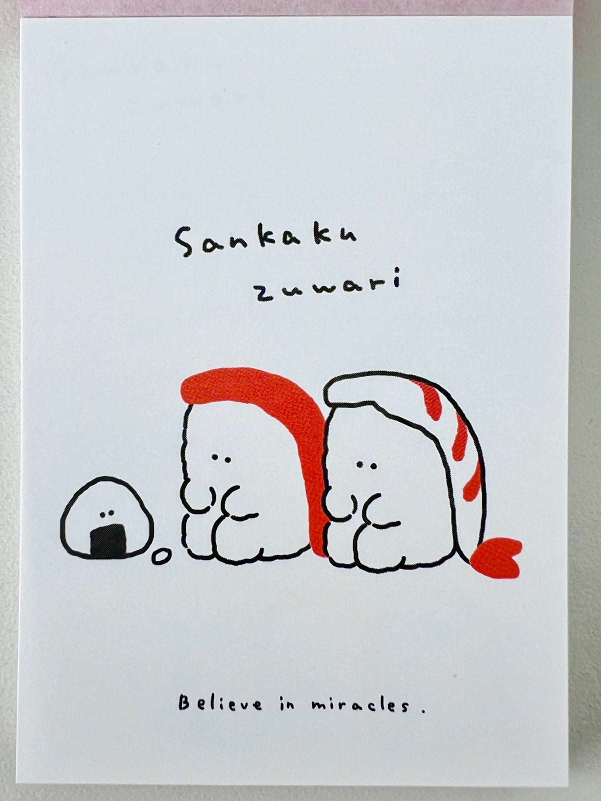 120725 Sushi Buddies Sankaku Zuwari Mini Note Pad-10