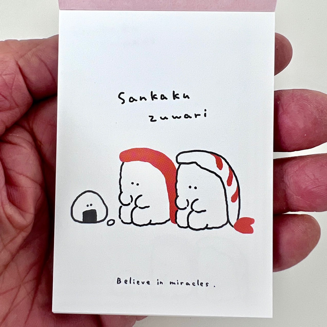 120725 Sushi Buddies Sankaku Zuwari Mini Note Pad-10