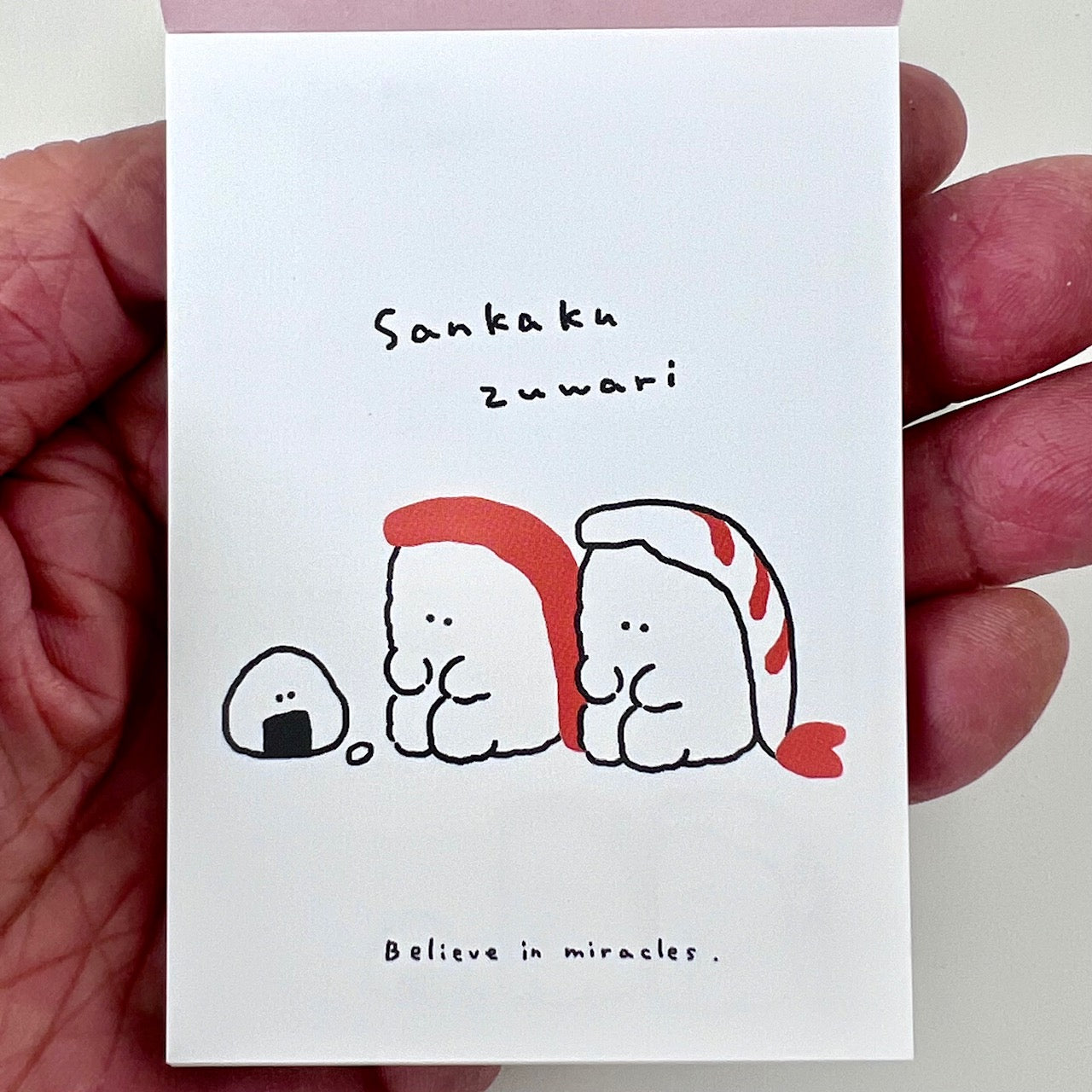 120725 Sushi Buddies Sankaku Zuwari Mini Note Pad-10