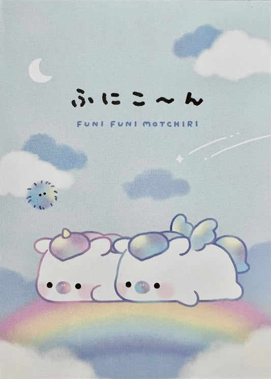 120745 Unicorn Funi Funi Motchiri Mini Notepad-10