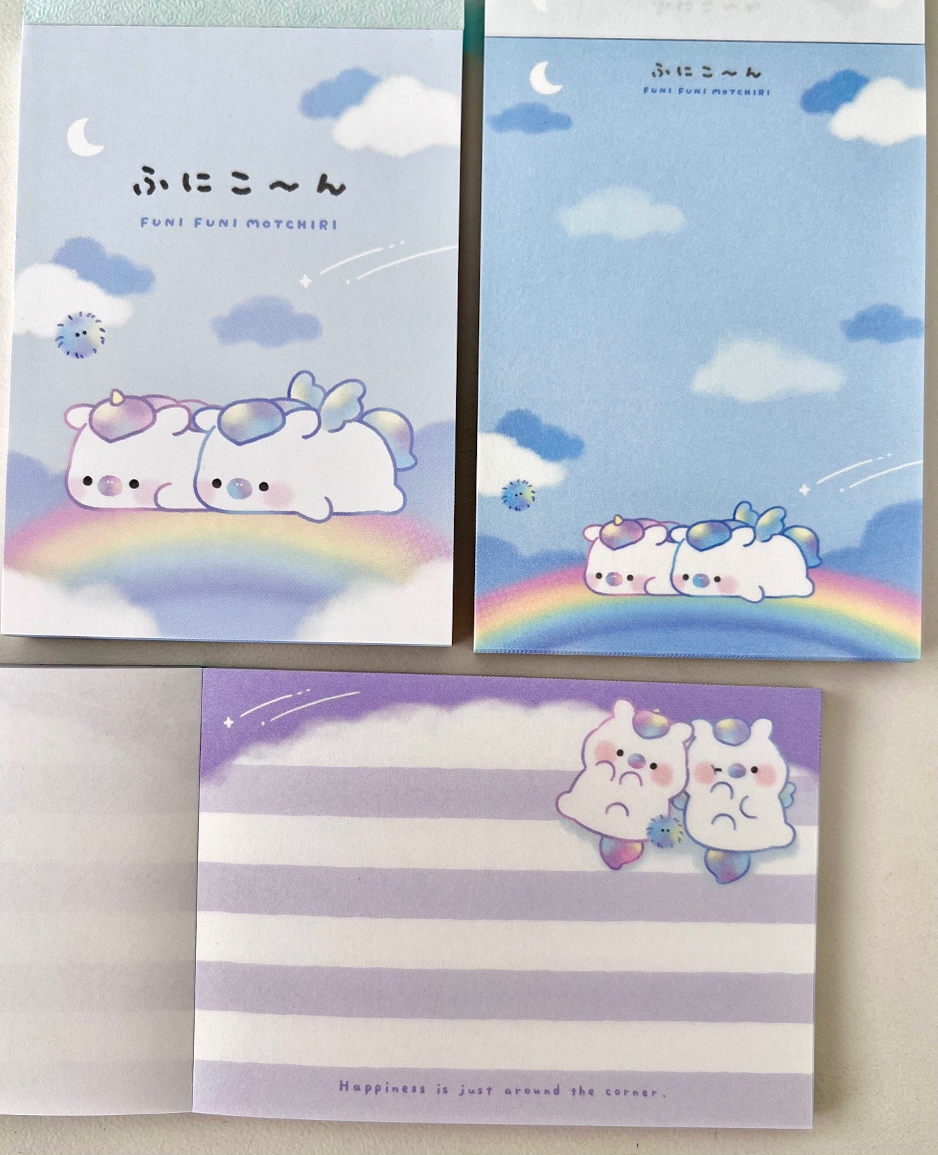 120745 Unicorn Funi Funi Motchiri Mini Notepad-10