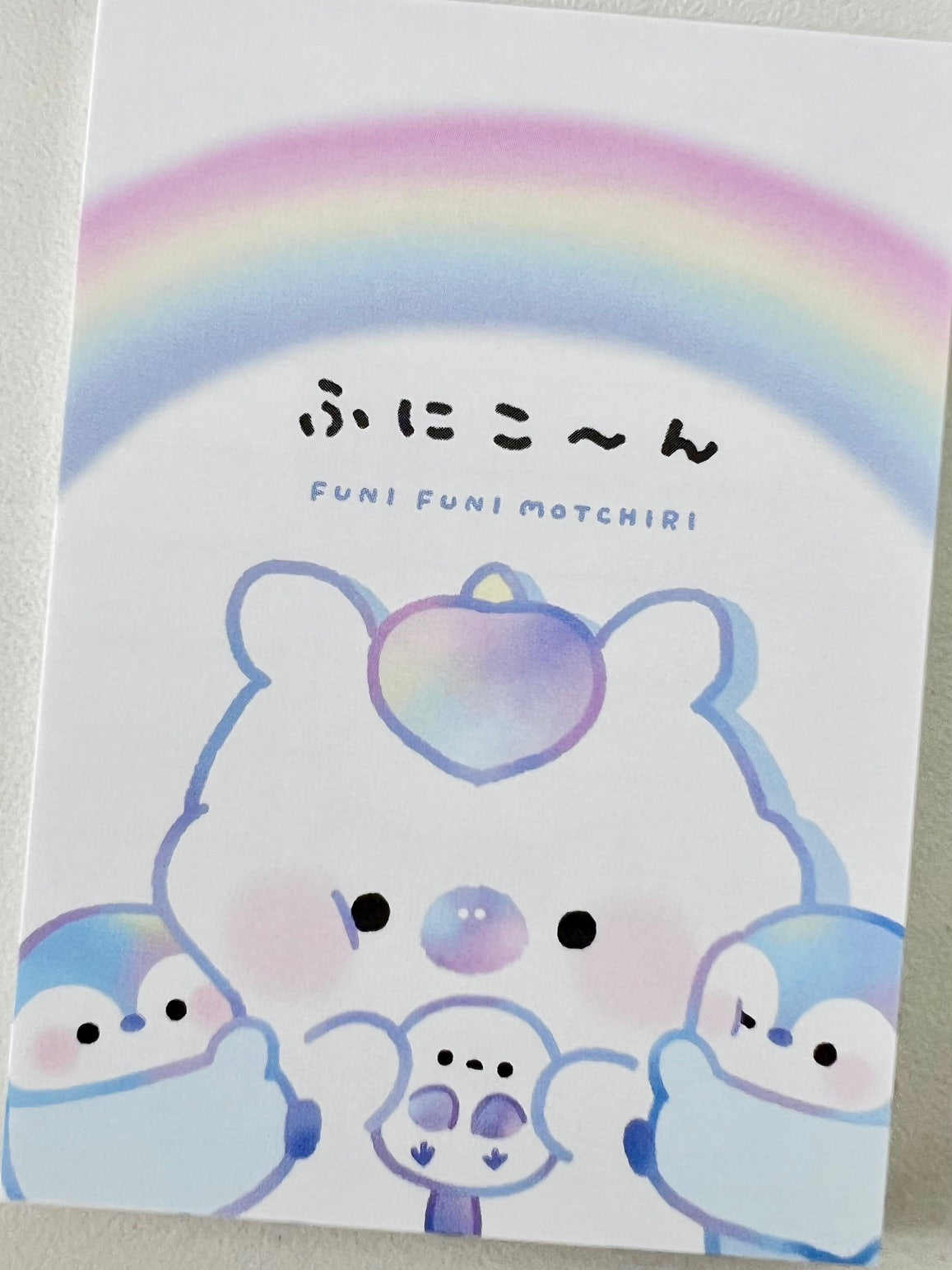 120746 Unicorn & Friends Funi Funi Motchiri Mini Notepad-10