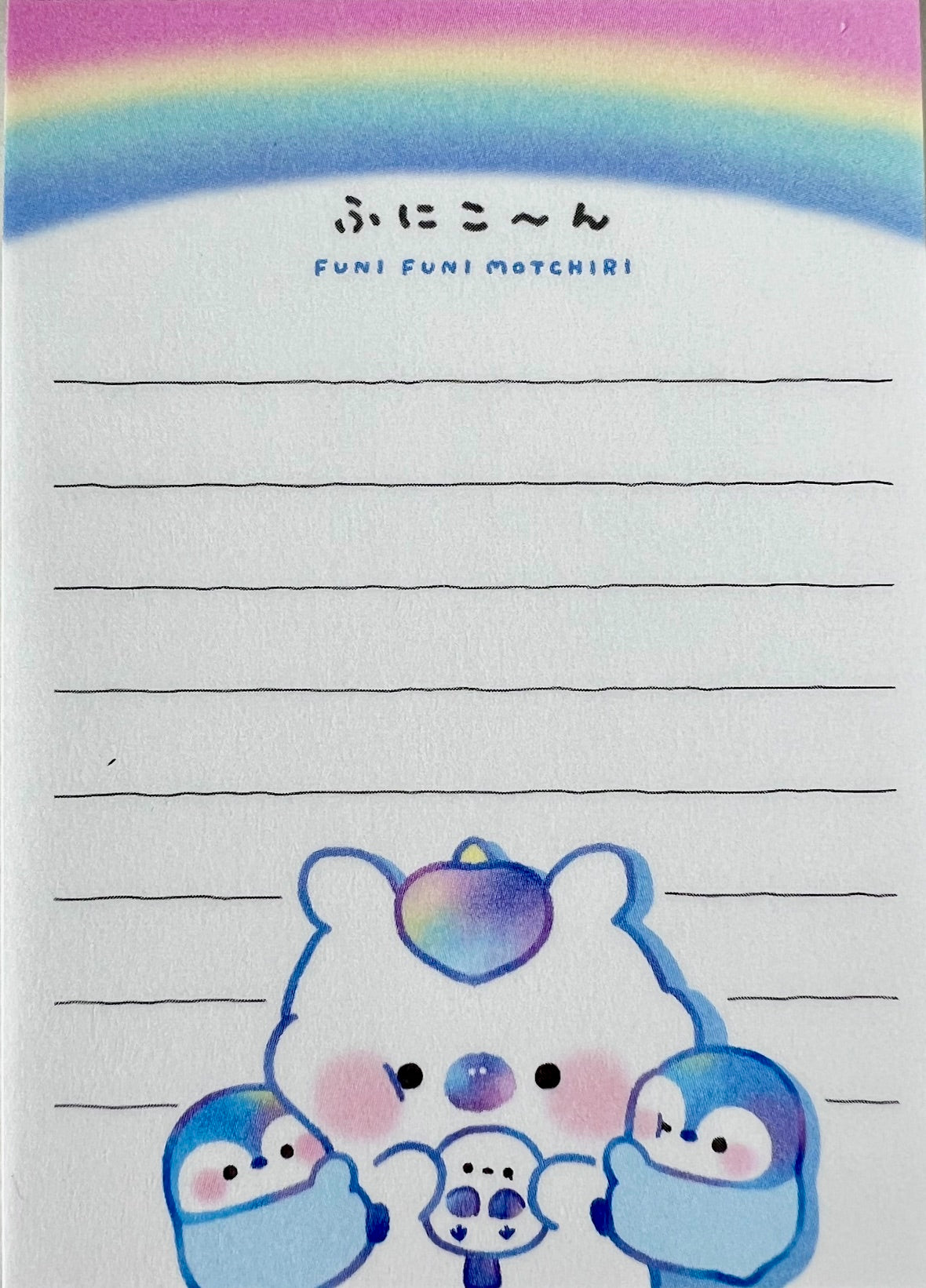 120746 Unicorn & Friends Funi Funi Motchiri Mini Notepad-10