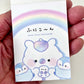 120746 Unicorn & Friends Funi Funi Motchiri Mini Notepad-10