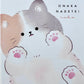 120776 Kitten Cat Paw Onaka Nadetei Mini Notepad-10