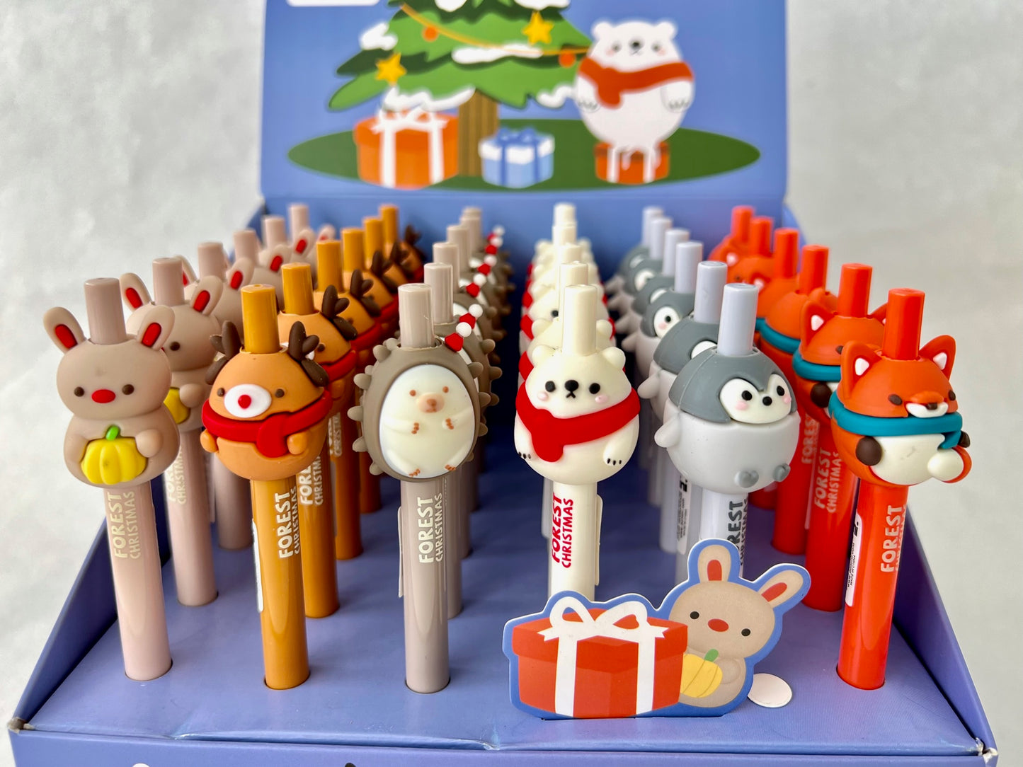 X 22571 FOREST CHRISTMAS ANIMALS GEL PEN-DISCONTINUED