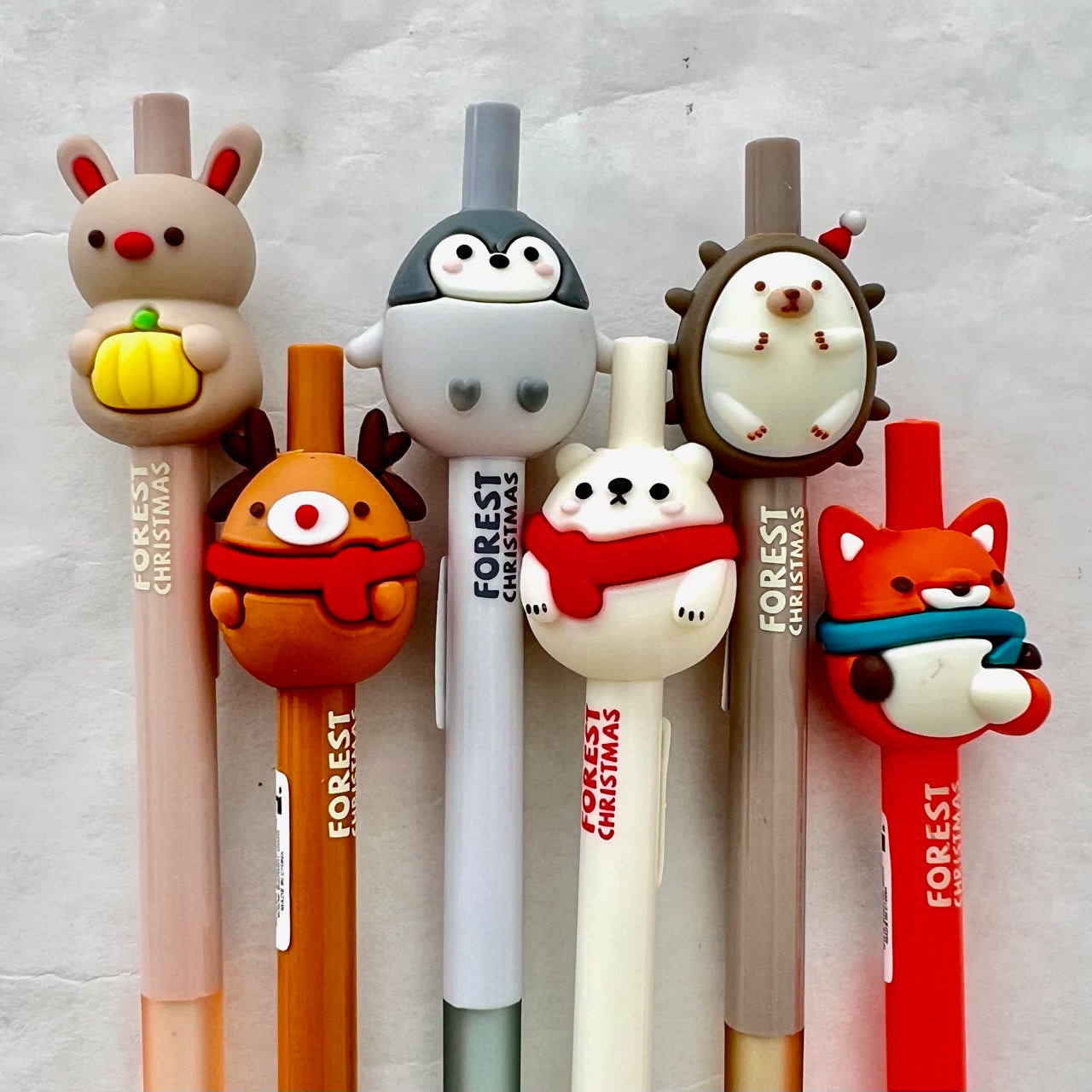 X 22571 FOREST CHRISTMAS ANIMALS GEL PEN-DISCONTINUED