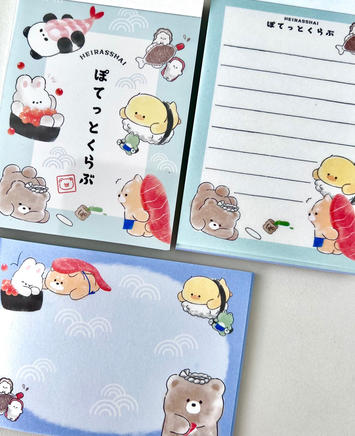 121273 Animals Sushi Mini Notepad-10