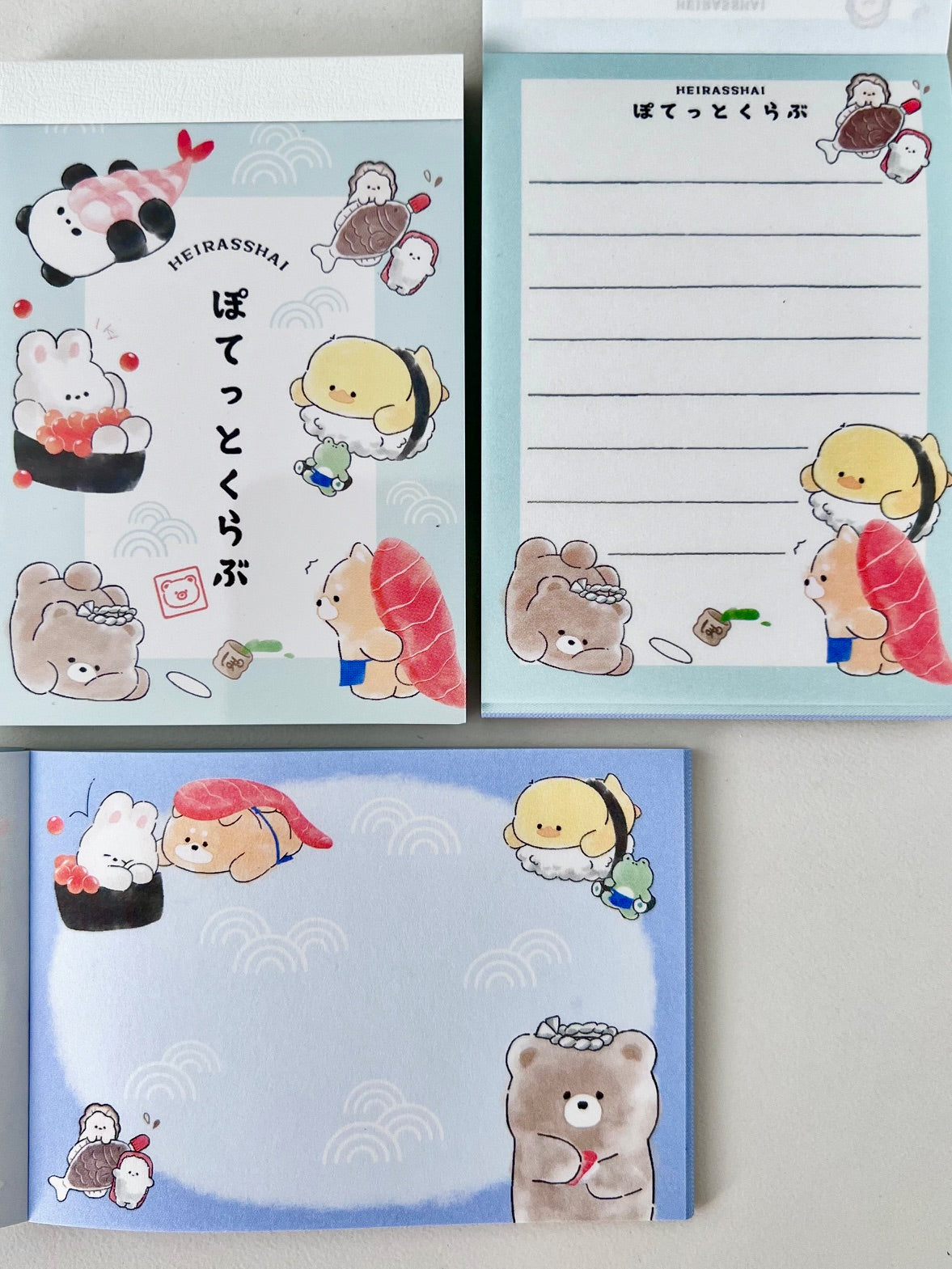 121273 Animals Sushi Mini Notepad-10