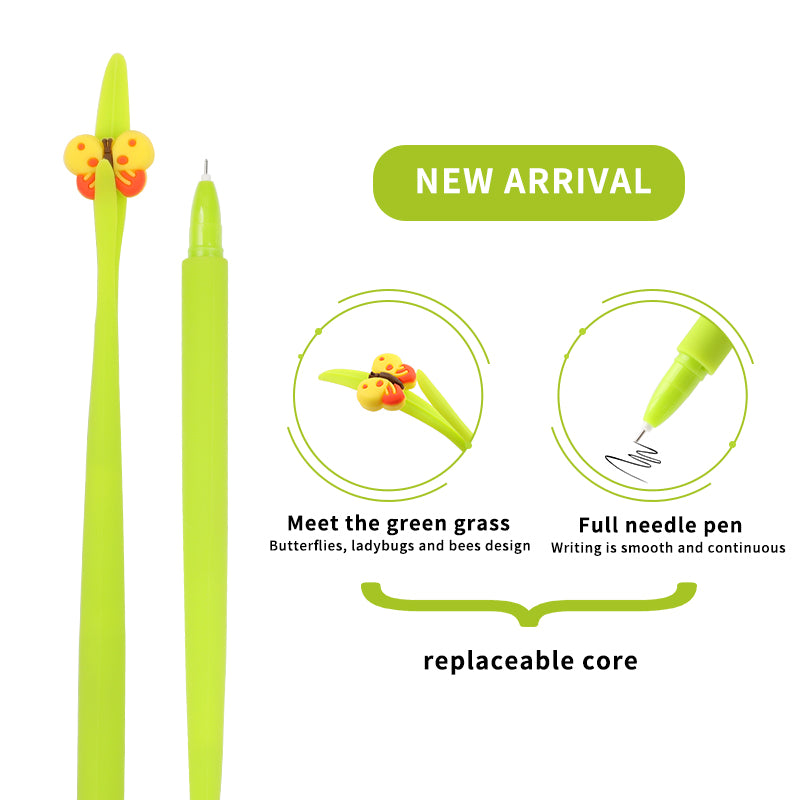 22546 GRASS BUGS GEL PEN- 48