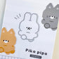 218096 Pixel Animals Piko Pipo Mini Note Pad-10