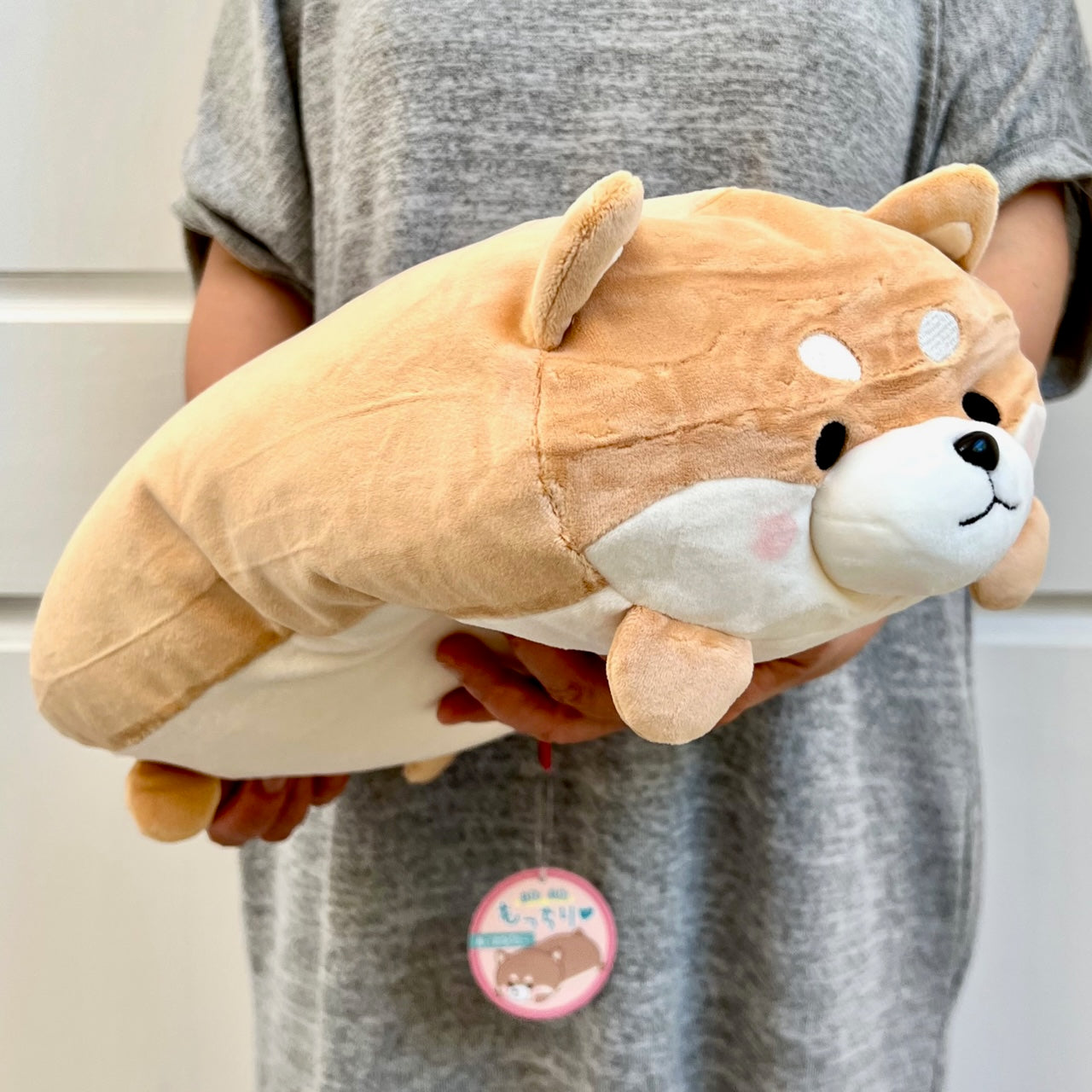 63366 BROWN AKITA PUPPY DOG PILLOW PLUSH-3