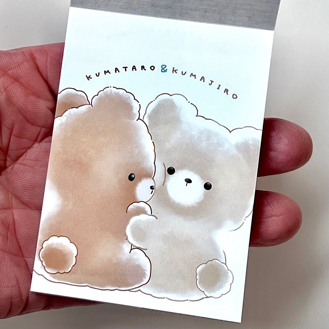 15695 Fluffy Bear Hug Mini Notepad-9