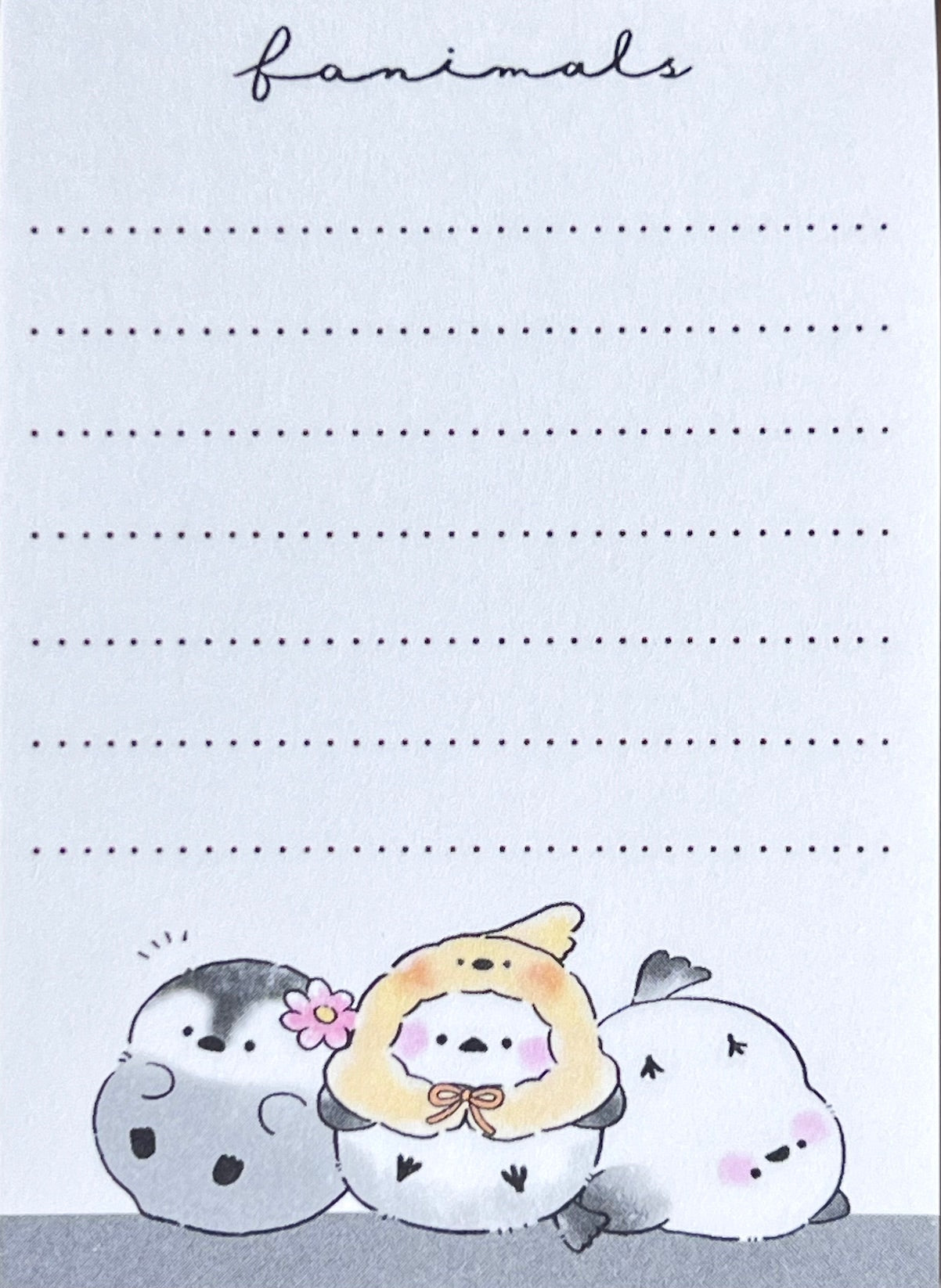 116980 Bird Costume Fanimals Mini Notepad-10