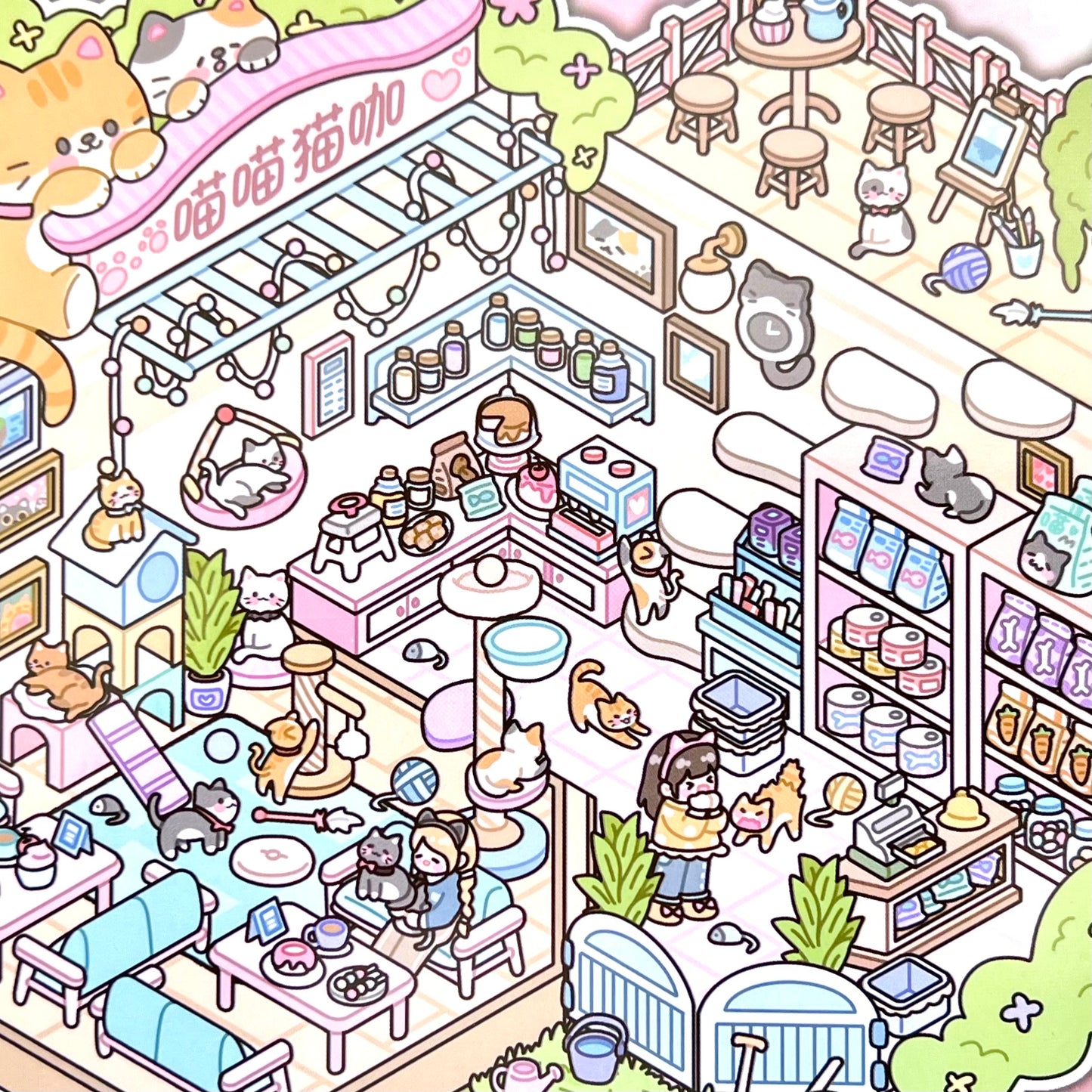 11075 3D Diorama Fantasy Stickers-12