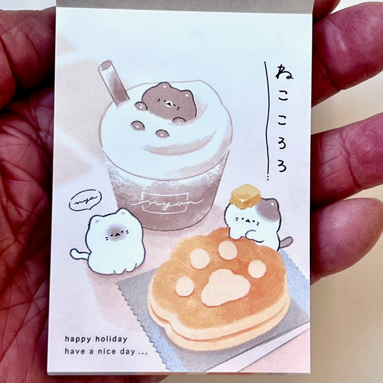 214690 Cat Cafe Mini Notepad-10