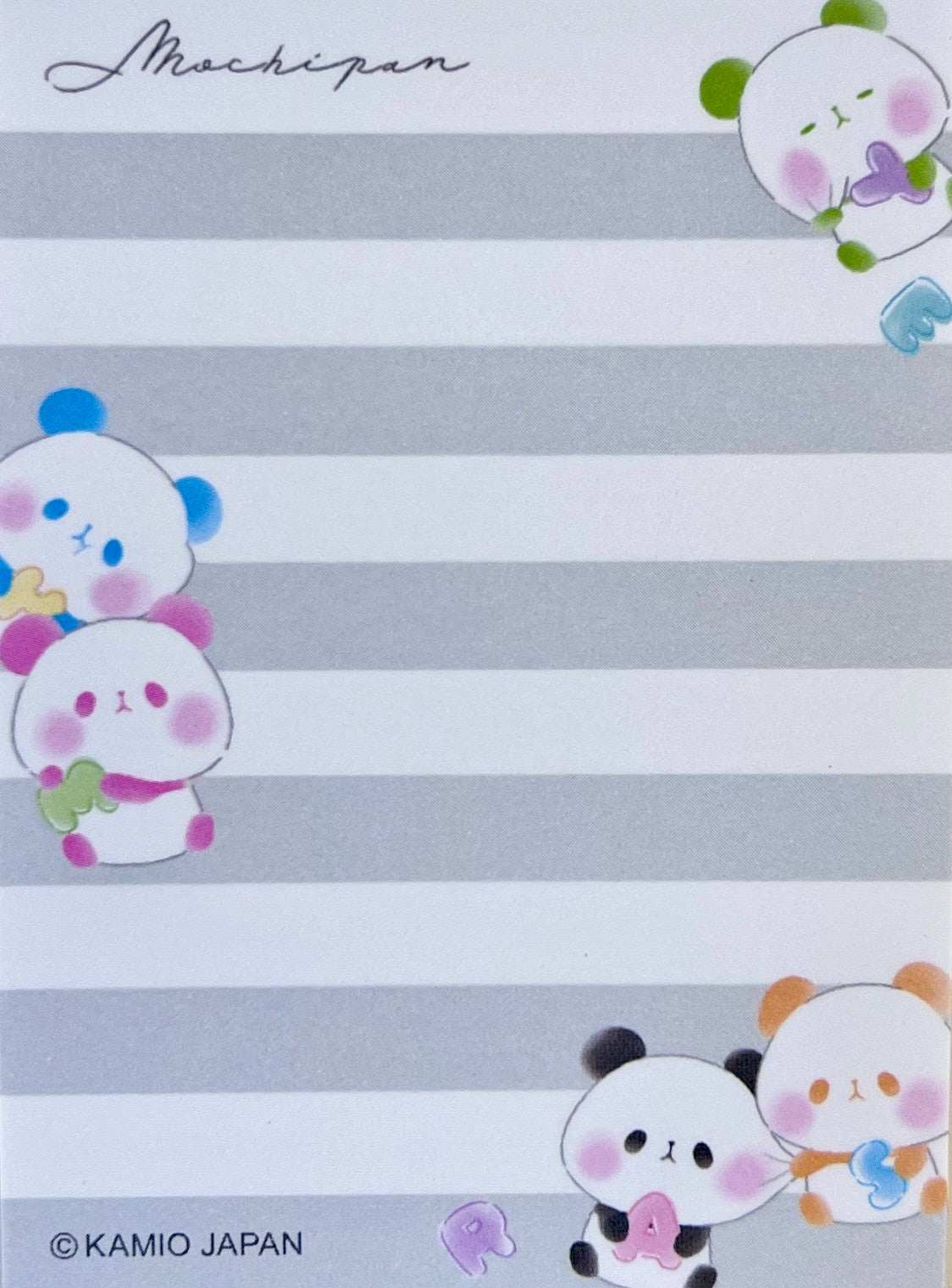 215615 Panda Rainbow Mini Notepad-10