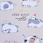 216320 Kitten Cat Goodnight Moffy Mini Notepad-10