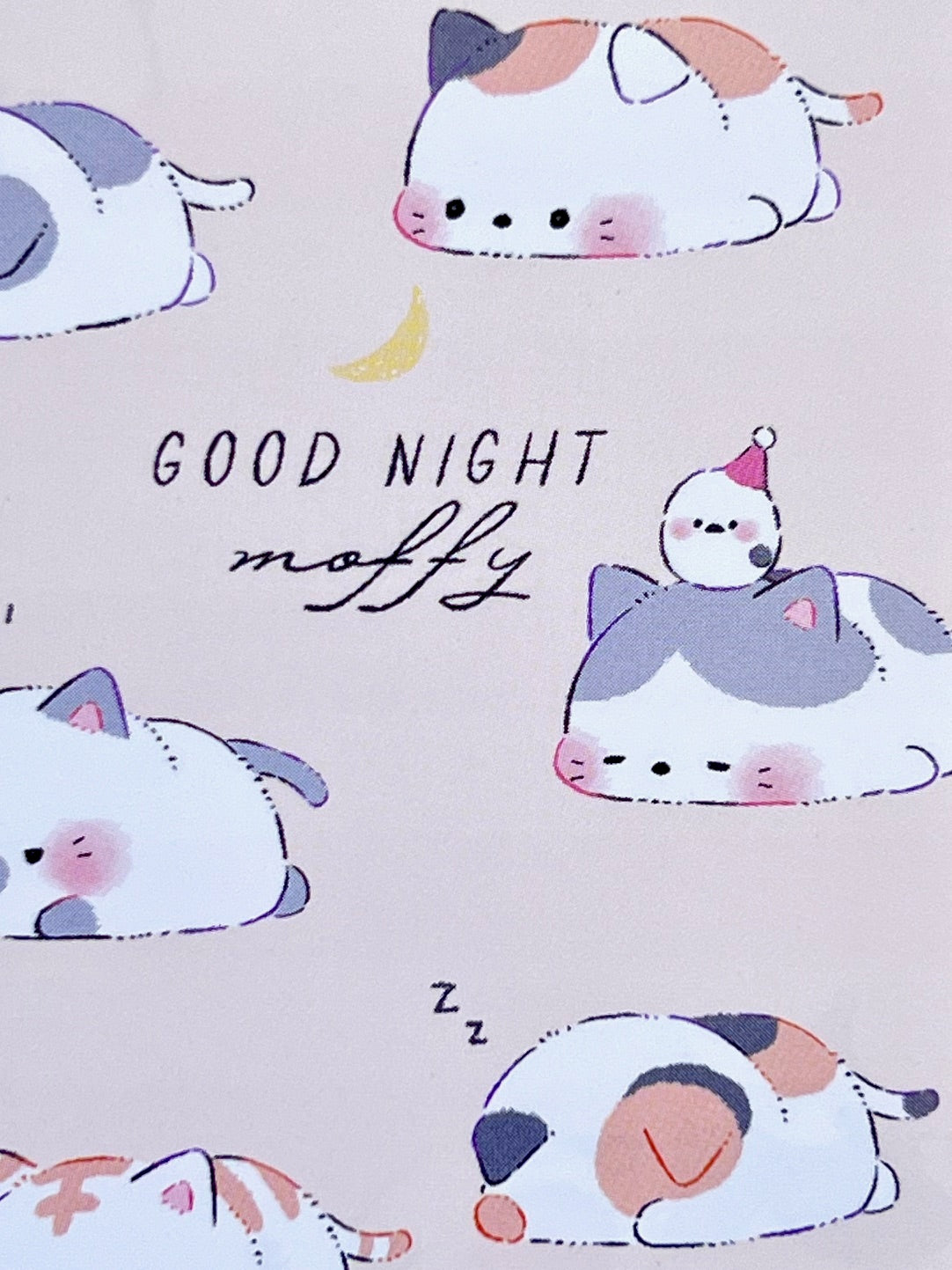 216320 Kitten Cat Goodnight Moffy Mini Notepad-10