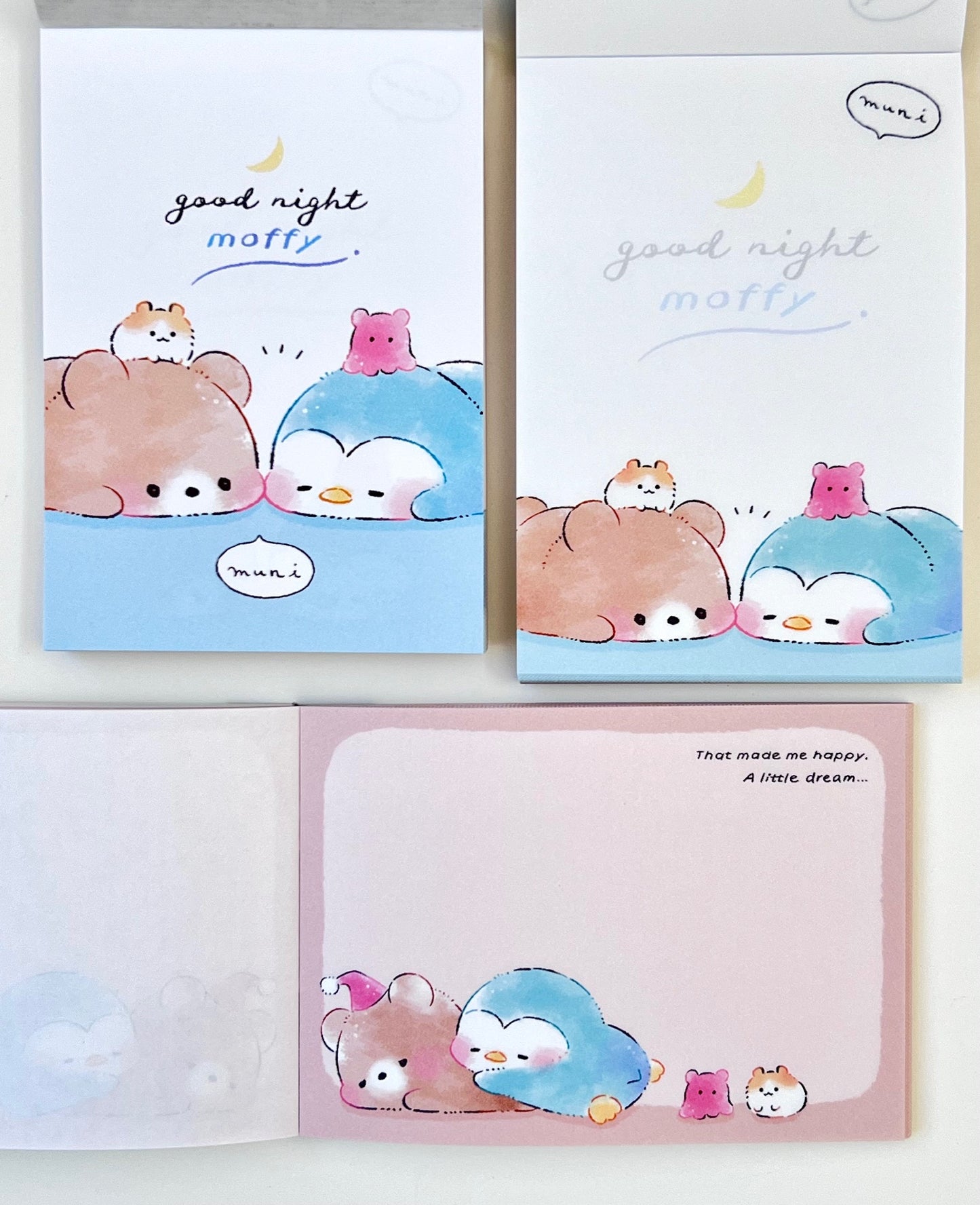 216321 Sleepy Animals Goodnight Moffy Mini Notepad-10