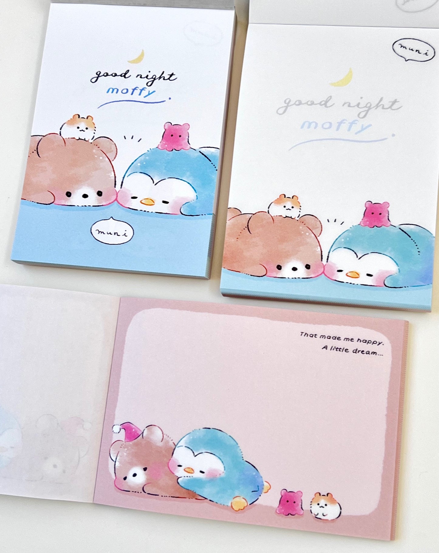 216321 Sleepy Animals Goodnight Moffy Mini Notepad-10