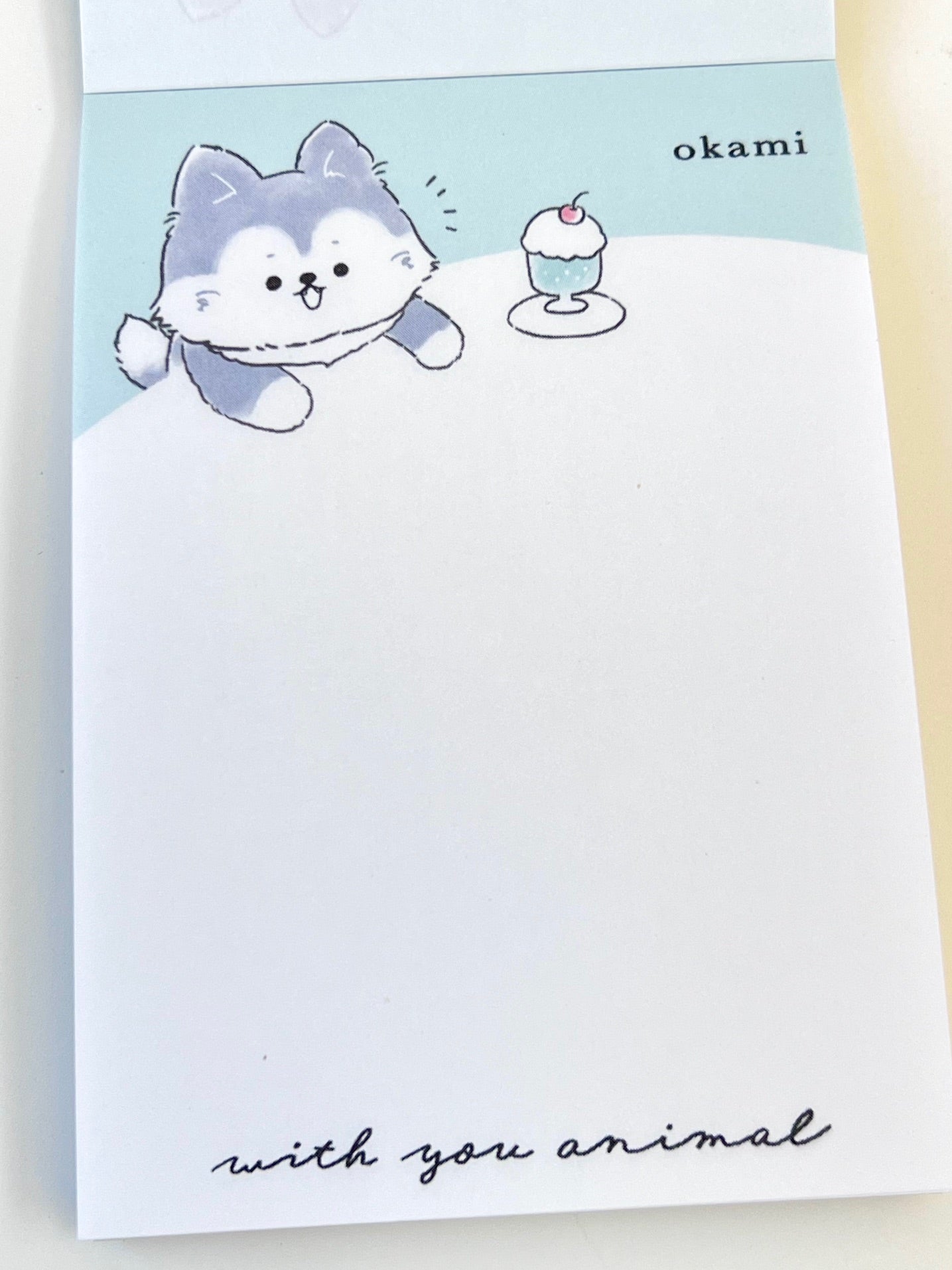 216437 Puppy Husky Dessert Mini Notepad-10