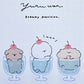 216463 Puppy Dog Dessert Yuru Wan Freamy Prevision Mini Notepad-10